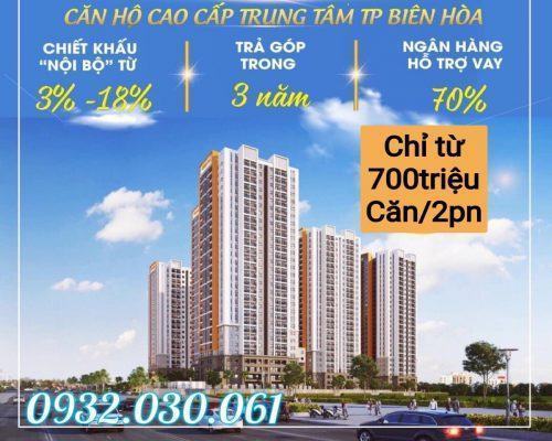 ưu đãi mùa covit 700tr-2pn-70m2 tại biên hòa universe complex 0932030061